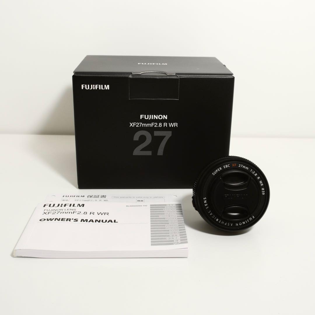 【美品】フジフイルム FUJIFILM XF 27mm F2.8 R WR