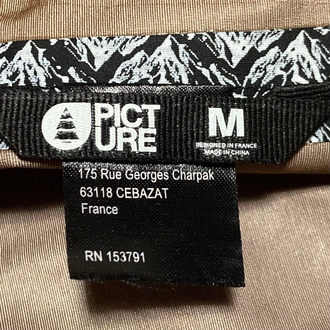 -*-様 極美品PICTURE スノーボードウェア ビブパンツ ラマさん 上下別