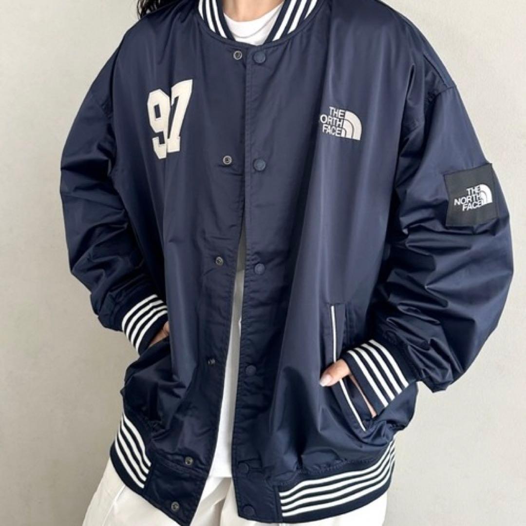 L ネイビー THE NORTH FACE スポーティボンバージャケット 韓国