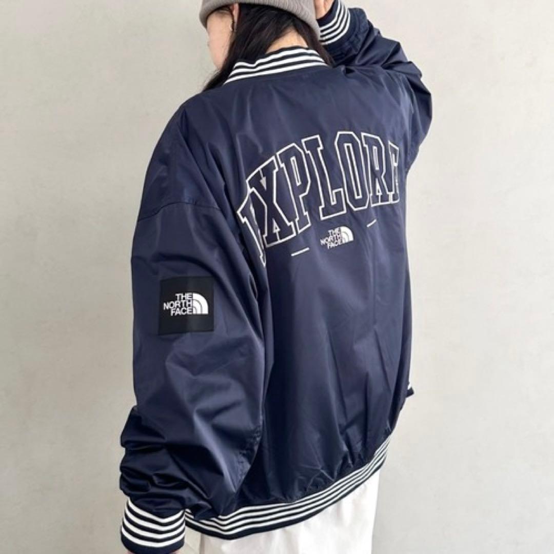 L ネイビー THE NORTH FACE スポーティボンバージャケット 韓国