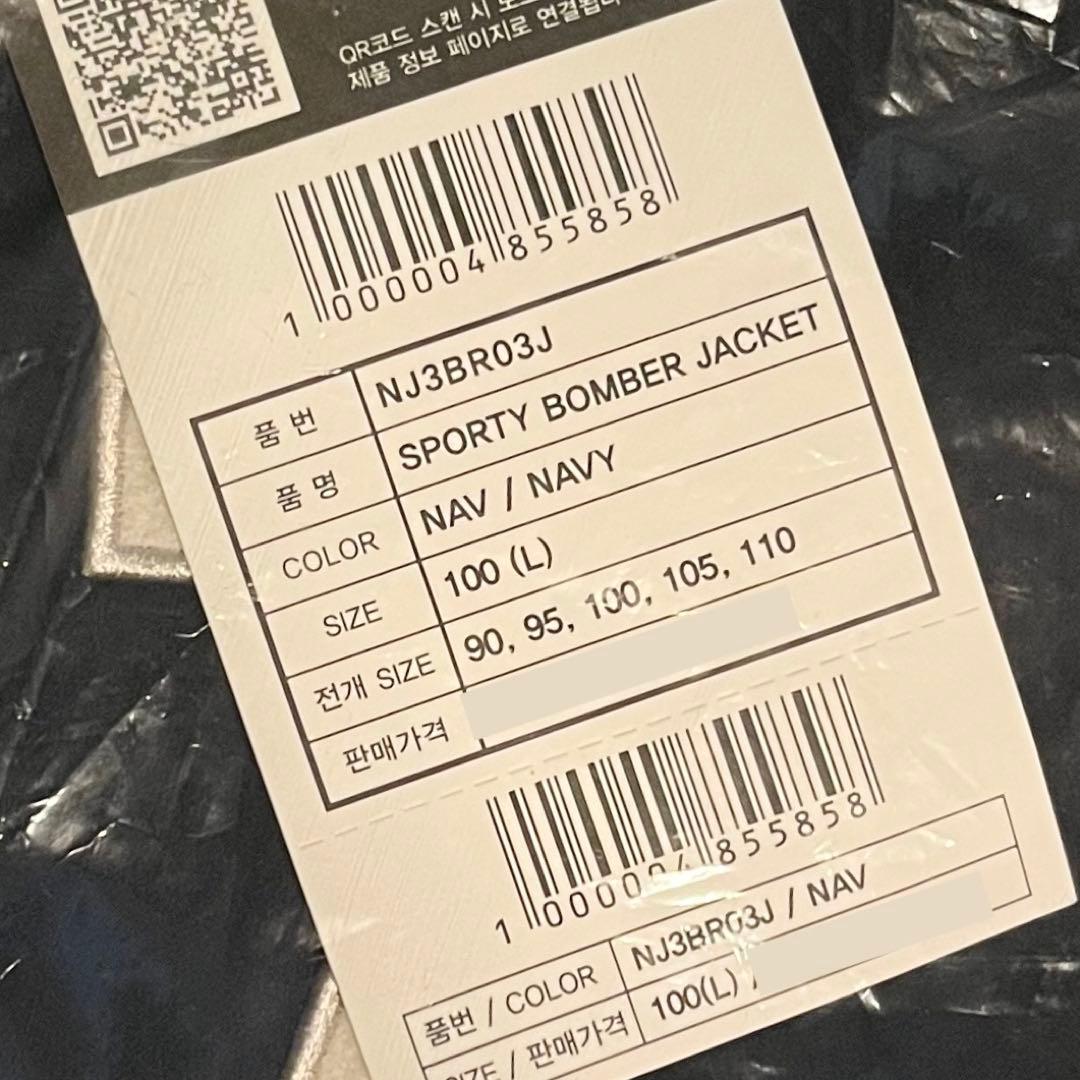 L ネイビー THE NORTH FACE スポーティボンバージャケット 韓国