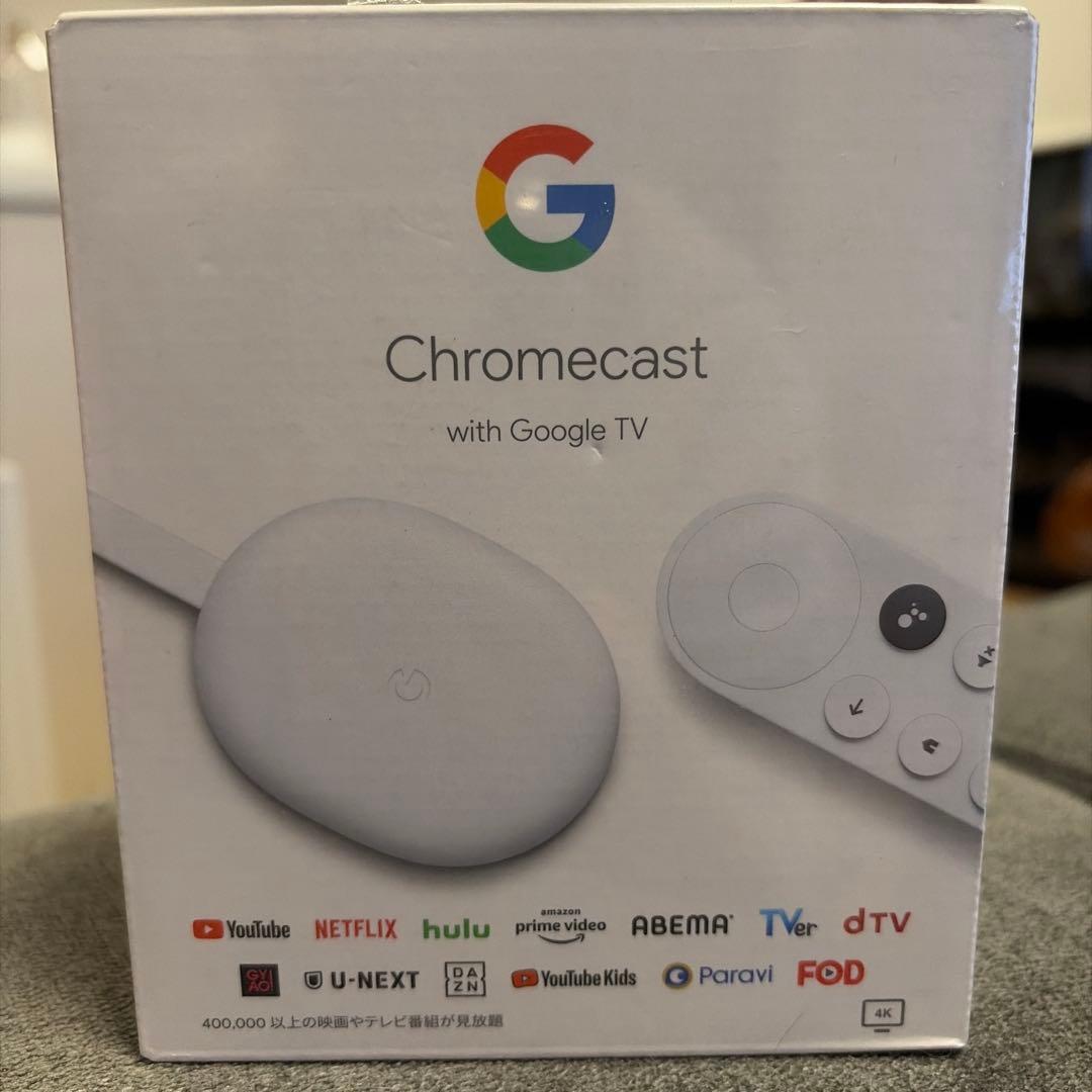 新品　クロームキャスト　Chromecast with Google TV 4K