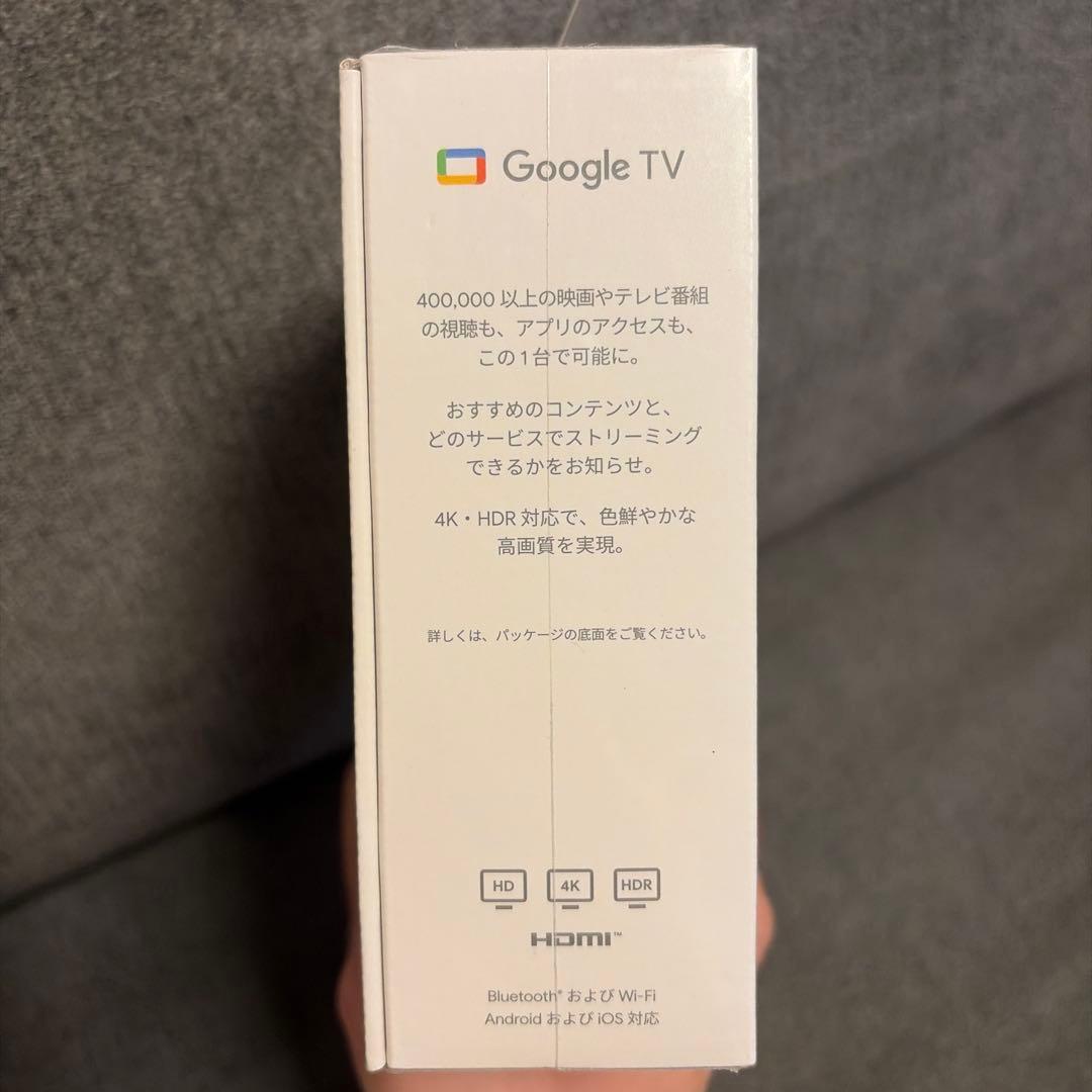新品　クロームキャスト　Chromecast with Google TV 4K
