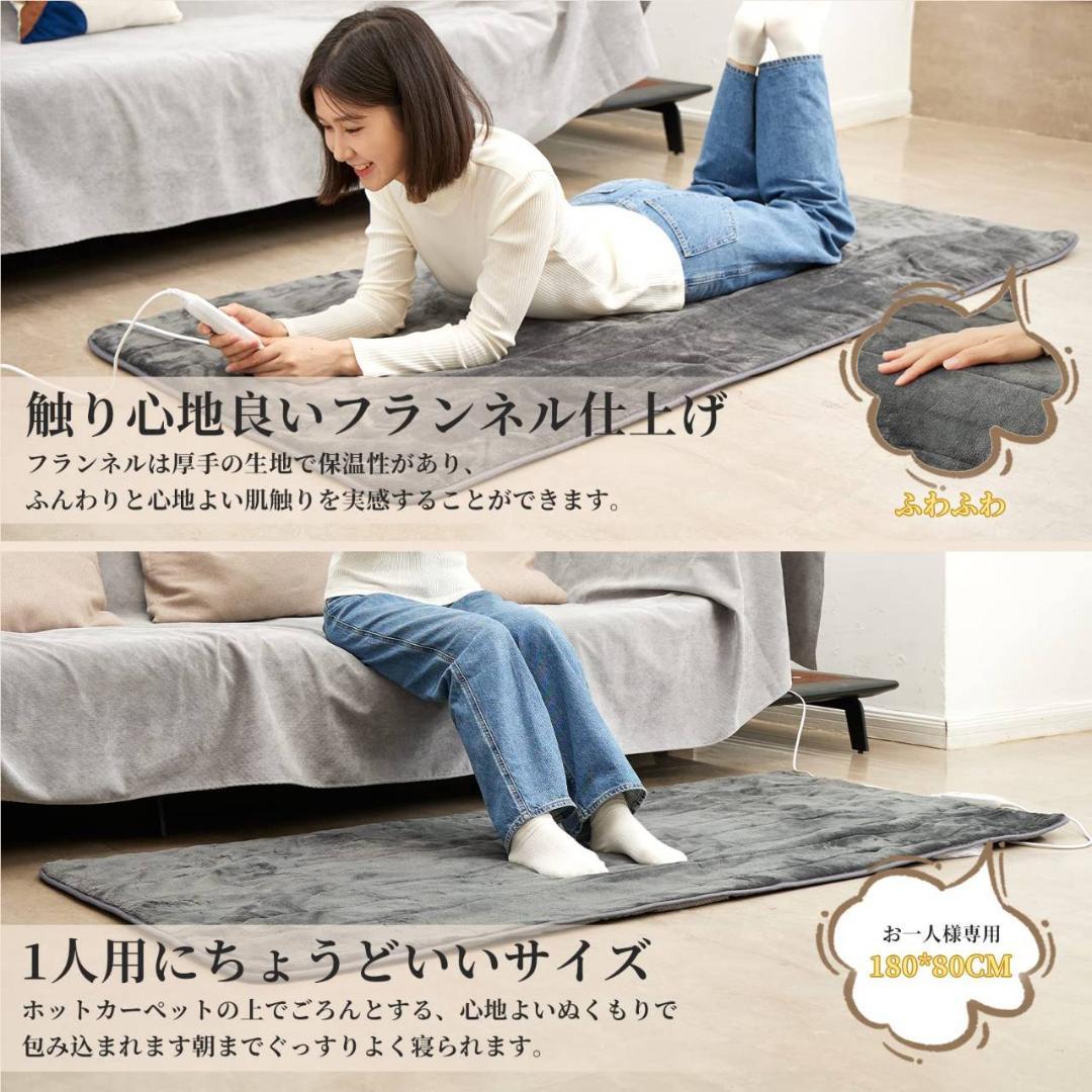 便利な丸洗い可能なあったか電気毛布 電気カーペットとしても活躍