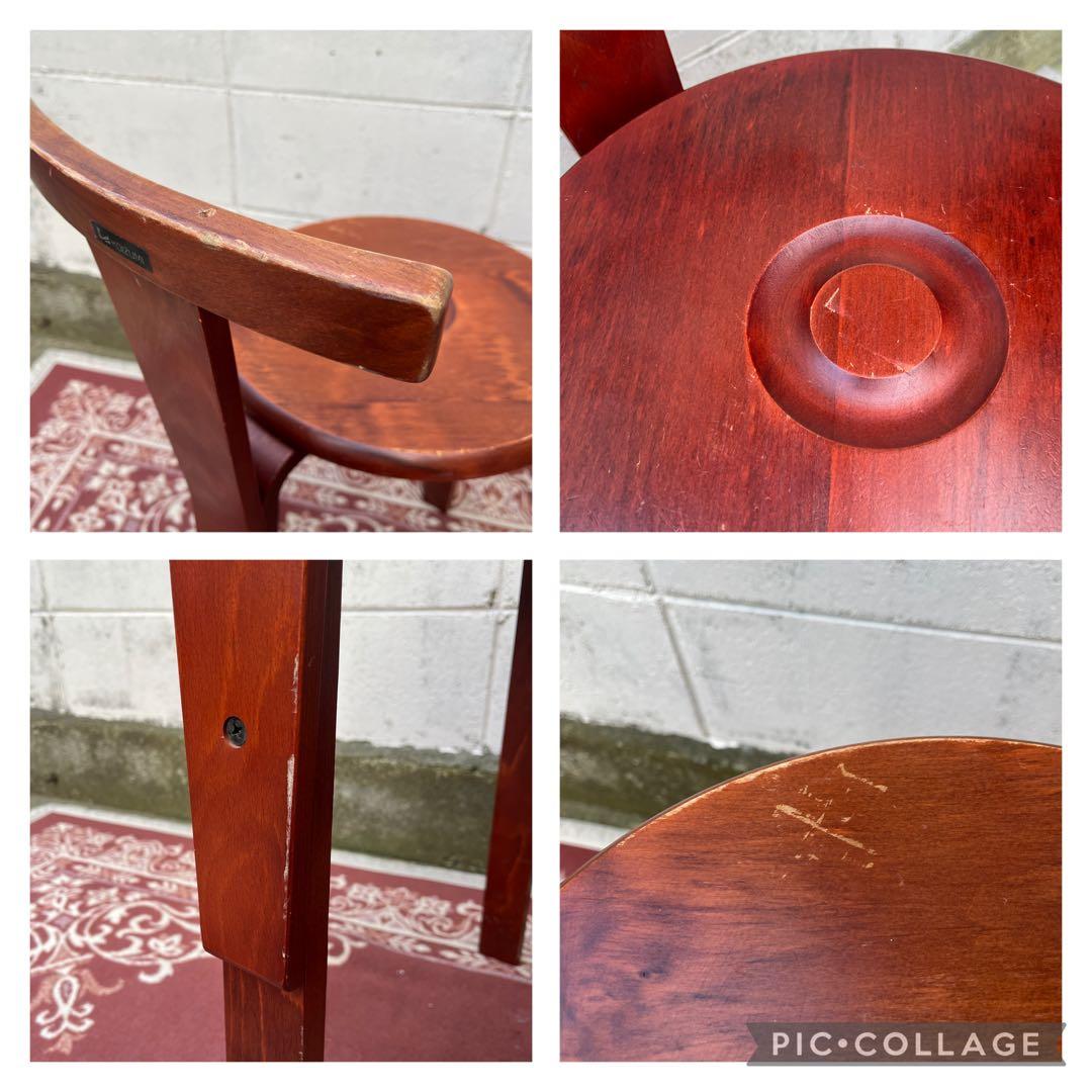 ビンテージ古家具◾️KOIZUMI 小泉 木製スタッキングチェア 木製チェア 椅子