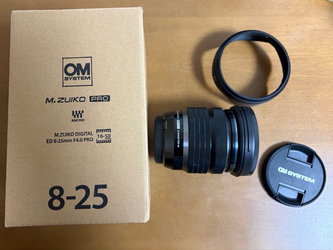 デジタルカメラ OM SYSTEM M.ZUIKO PRO ED 8-25mm F4.0