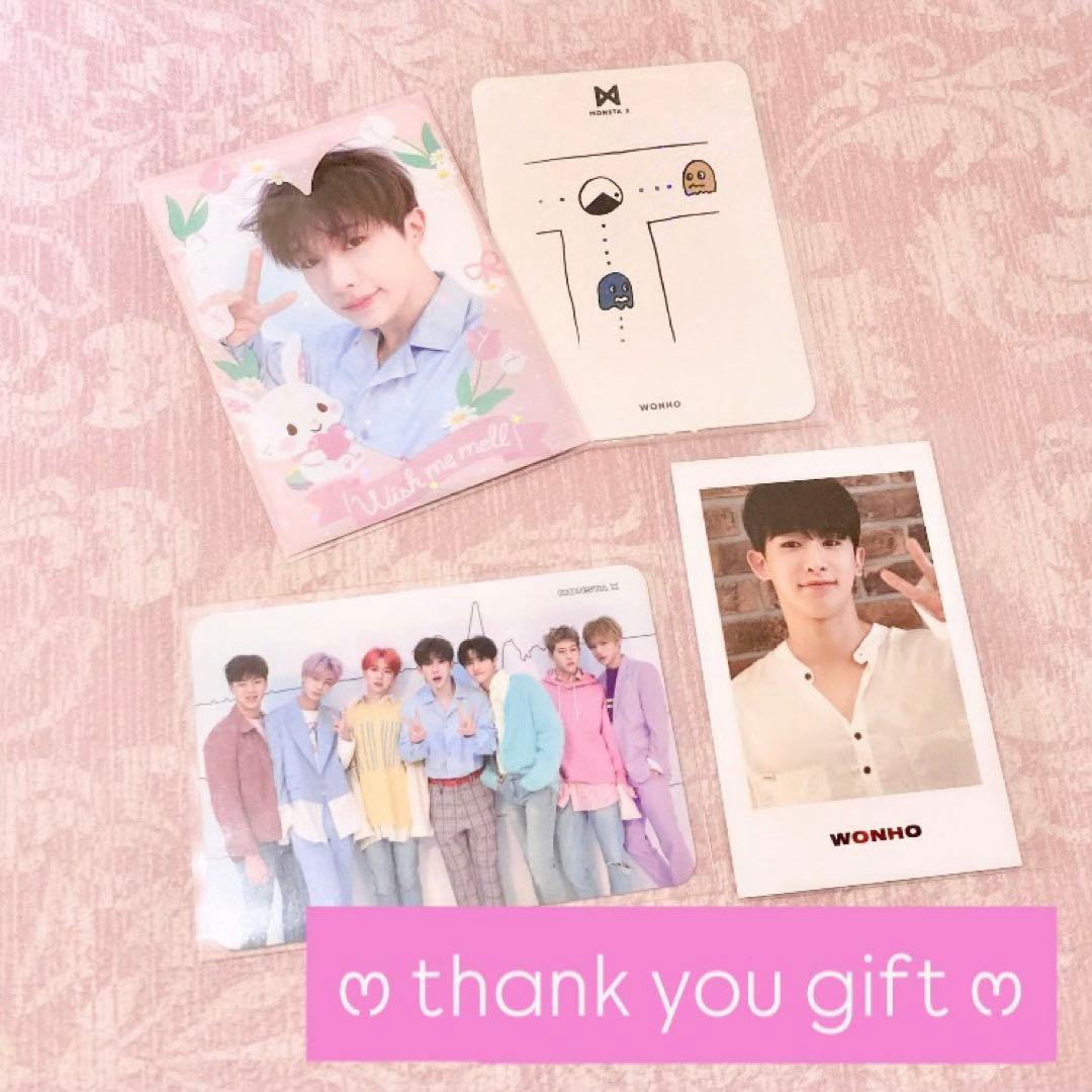 WONHO＊THE CONNECT＊ウォノ サノク トレカ・ステッカー