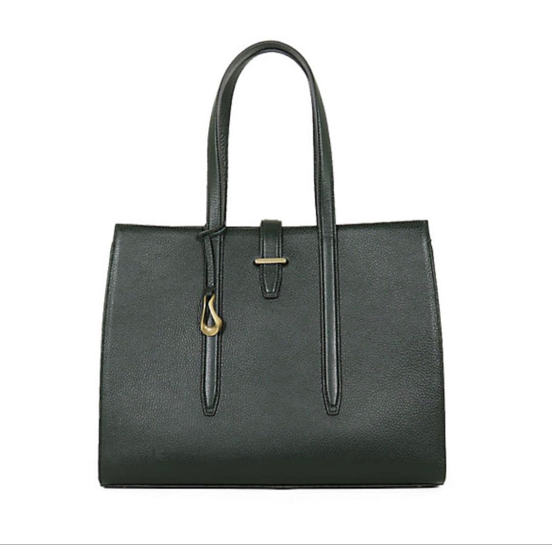 ETiAM スクエアトートバッグ British Green