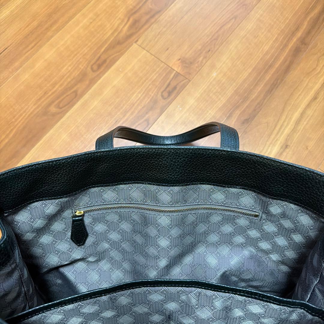 ETiAM スクエアトートバッグ British Green