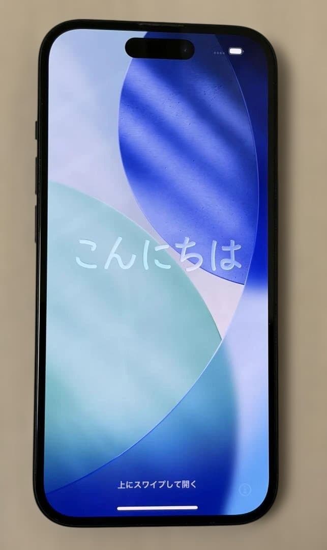 美品★Apple iPhone 15 ブラック香港SIMフリー版 物理SIM2枚