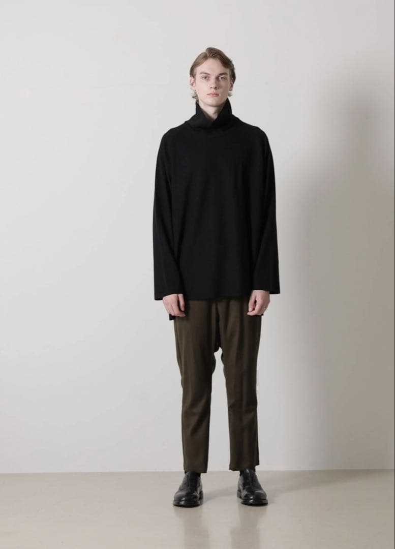 MB ハイエンド尾州ウール カットオフプルオーバーオフタートルネック