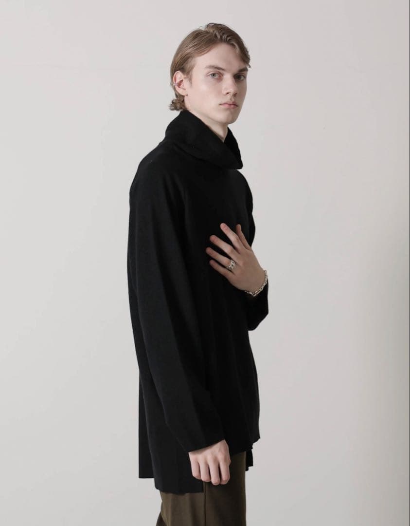 MB ハイエンド尾州ウール カットオフプルオーバーオフタートルネック