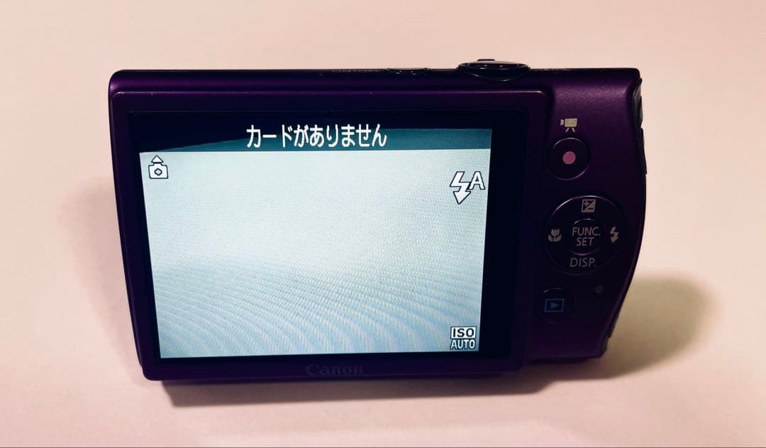 Canon IXY 600F パープル 本体と付属品★純正ケース長ストラップ付き