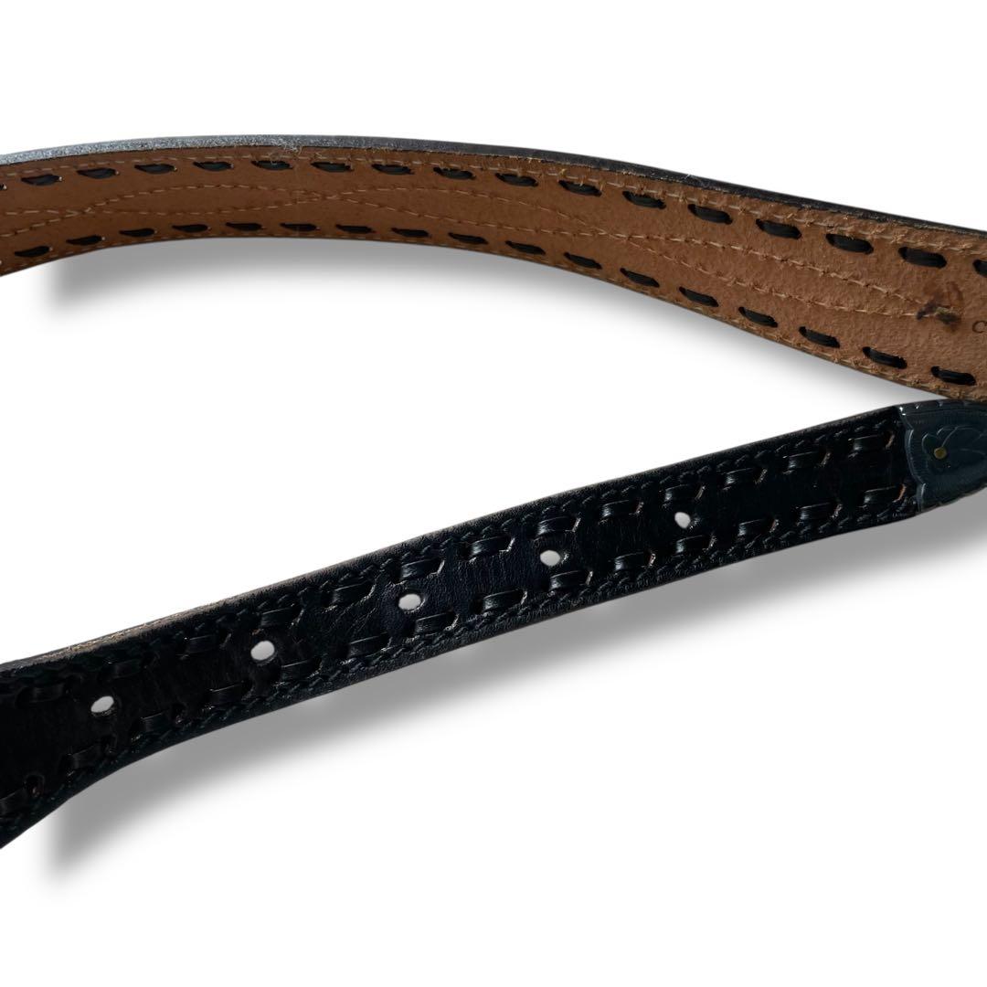 agnes b. アニエスベー レザー ウエスタン デザイン ベルト W32