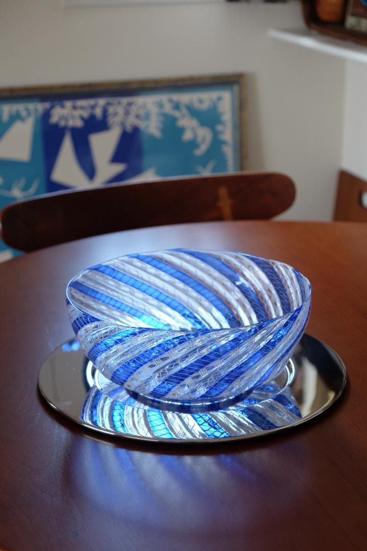 ベネチアンガラス レースガラス 検/舩木倭帆/藤田喬平/倉敷ガラス/ワイングラス