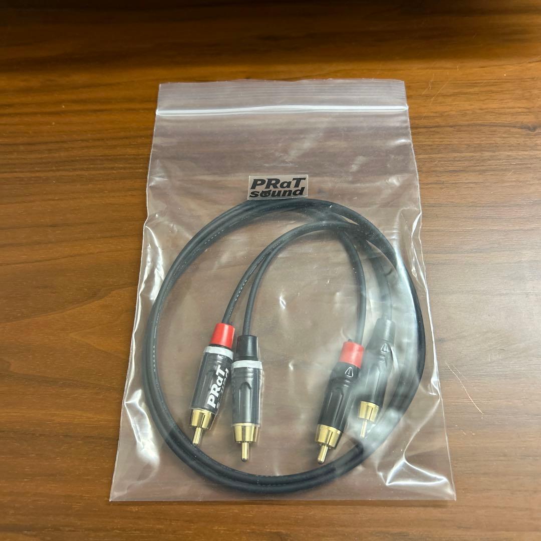 PRaT sound GRV-RISERのRCAケーブル　1m