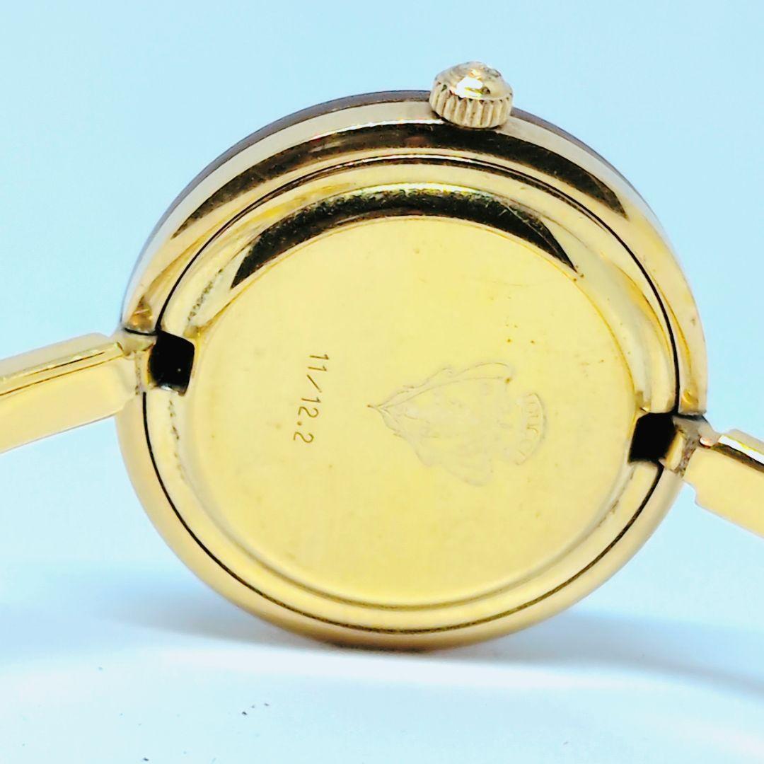 【正規】グッチ チェンジベゼル ブラウン 11/12.2 QZ レディース 時計