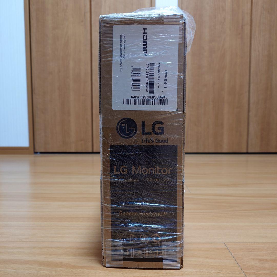 LG 22MN430M-B　 21.5インチ　フルHD（1920×1080）