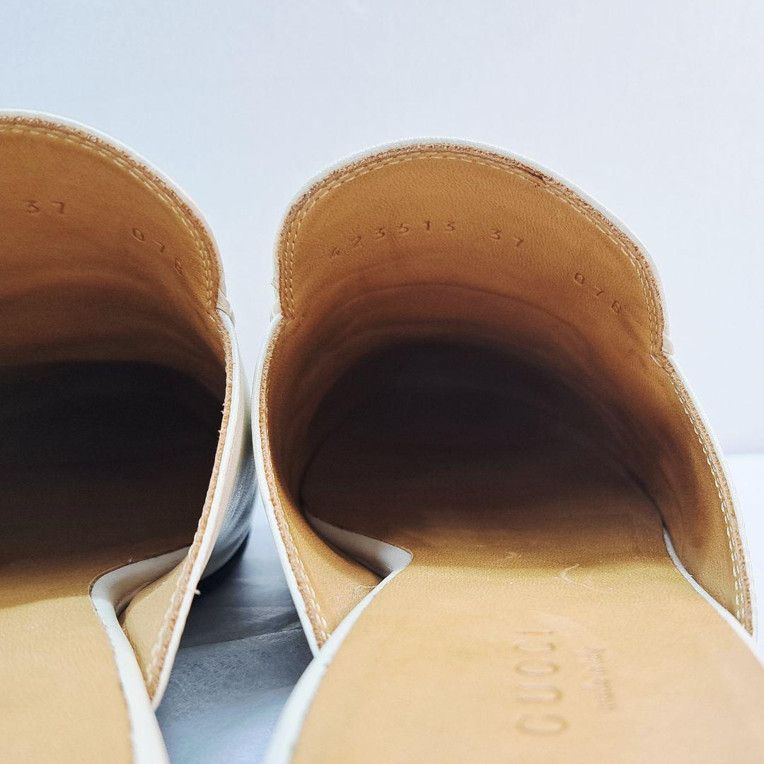 GUCCI ホースビット サンダル ホワイト