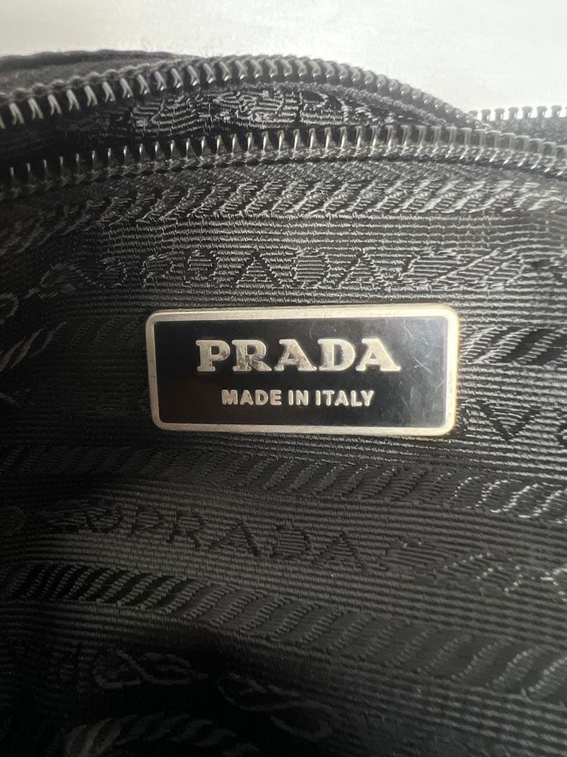 バッグ PRADA nylon utility shoulder bag black