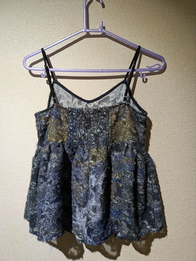 トップス AMERI MEDI RACHEL FLUFFY ART CAMISOLE S