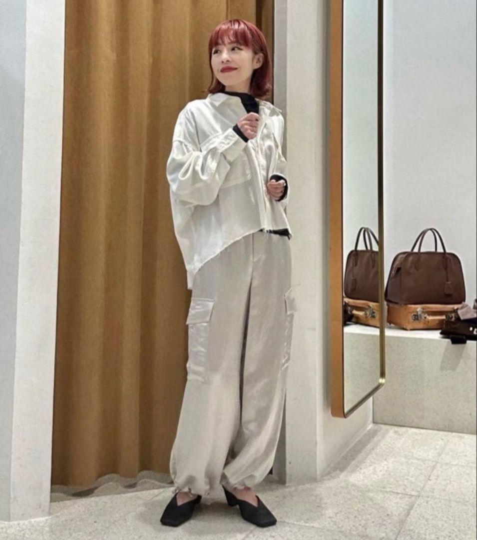 ウィムガゼット テンセル™繊維使用シャツ　白　ホワイト　フリーサイズ