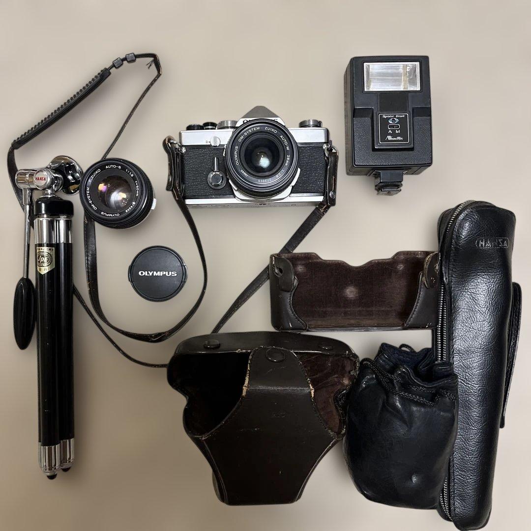 OLYMPUS OM-1 予備レンズ等　多数おまけ付き「動作未確認」