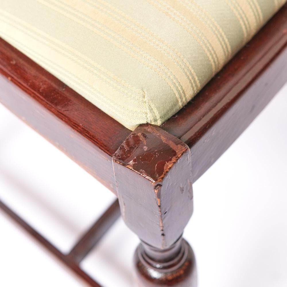 【surf】イギリス製アンティークチェア 1脚③(座面張替済)