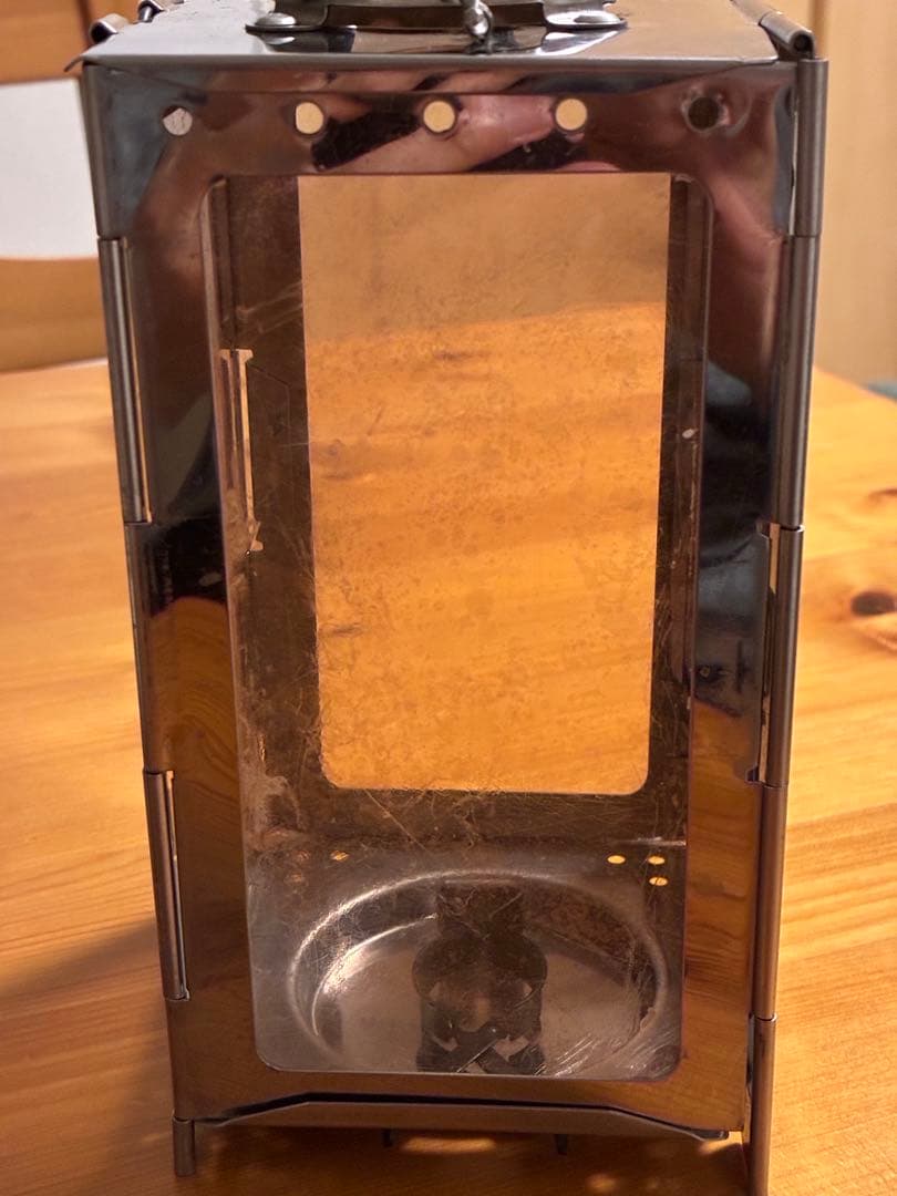 ☆①激レア スイス軍　フォールディングキャンドルランタン ブッシュクラフト　野営