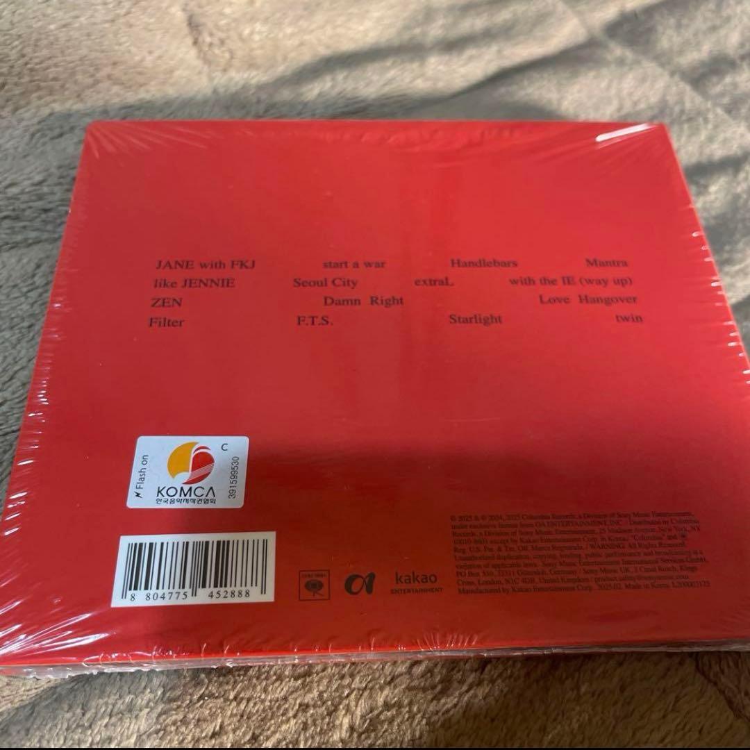 新品未開封 JENNIE Ruby 直筆 サイン入り ジェニ BLACKPINK