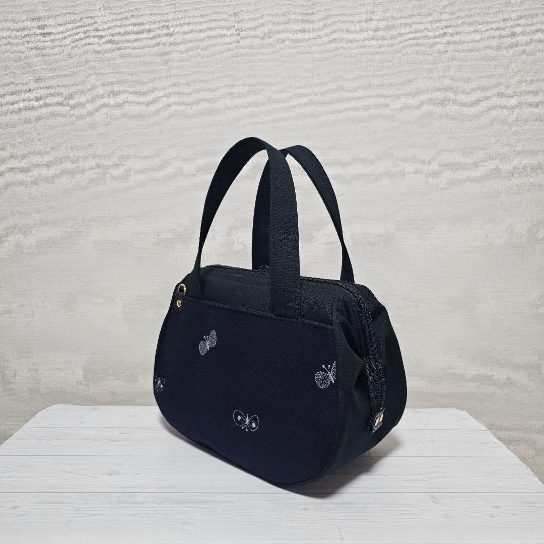 s.ぽってりボストンL シンフォニー ネイビー ミナペルホネン 訳あり品