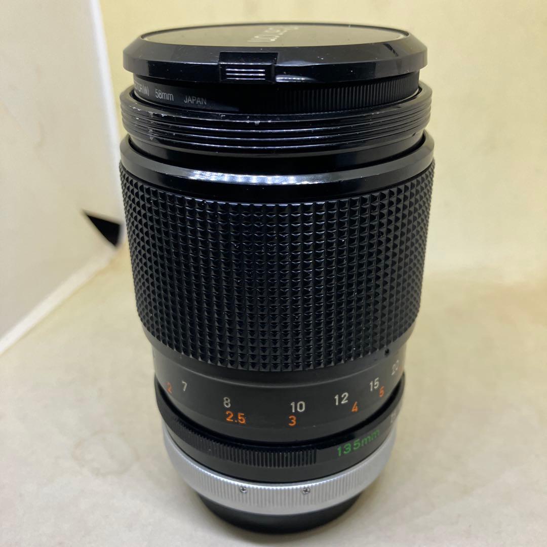 Canon FD 135mm F2.5 S.C.オマケフィルター2個になります。