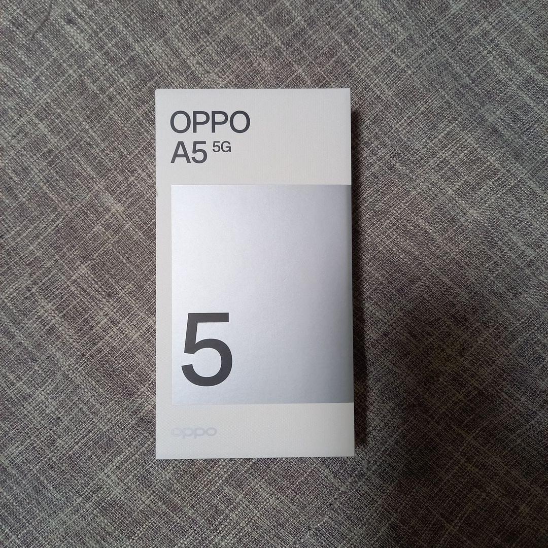 OPPO A5 5G新品未使用　色ホワイト