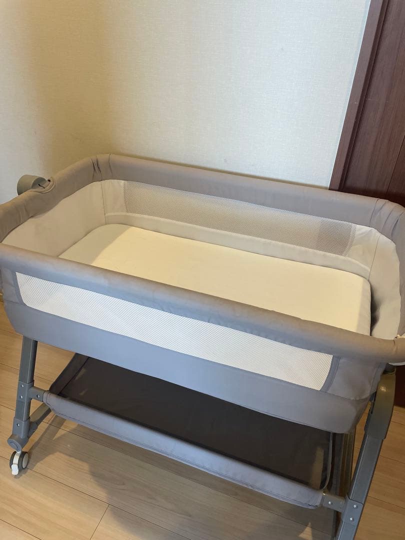 ［専用]美品　HZDMJ グレー ベビーベッド