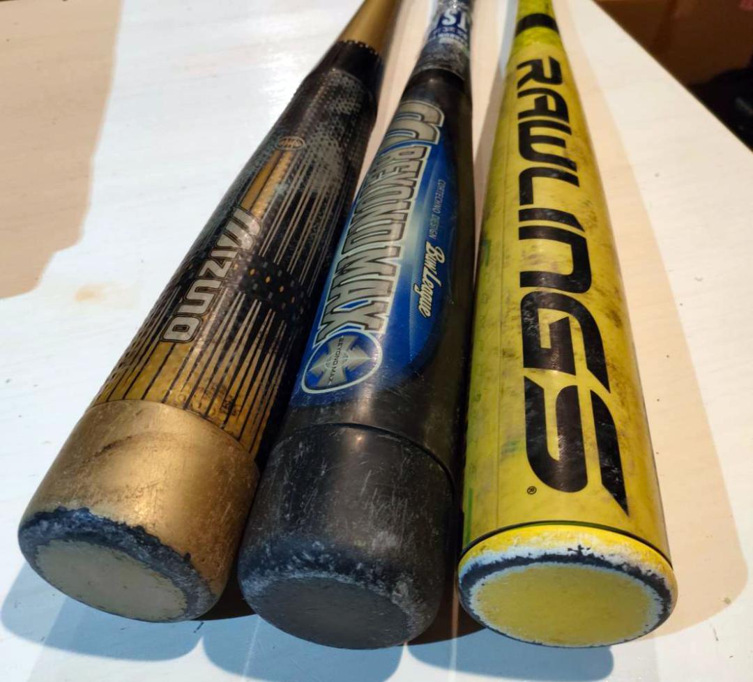 超メルカリ市限定値下げ！◢◤３本◢◤Mizuno・Rawlings少年野球バット