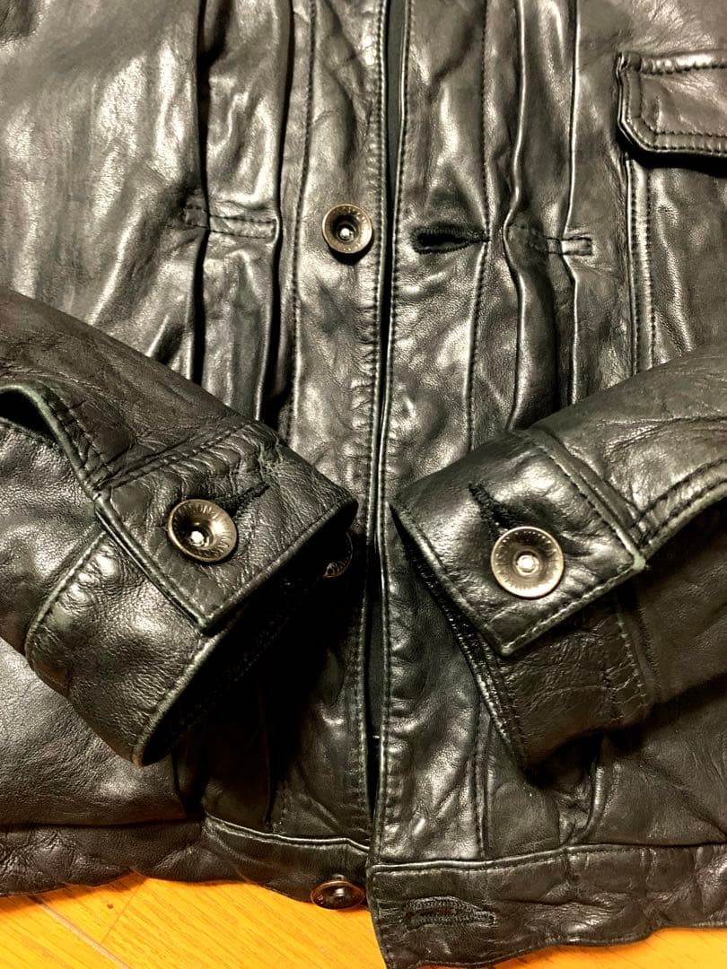 SKOOKUM×JACKROSE 1stタイプ　レザー トラッカージャケット希少