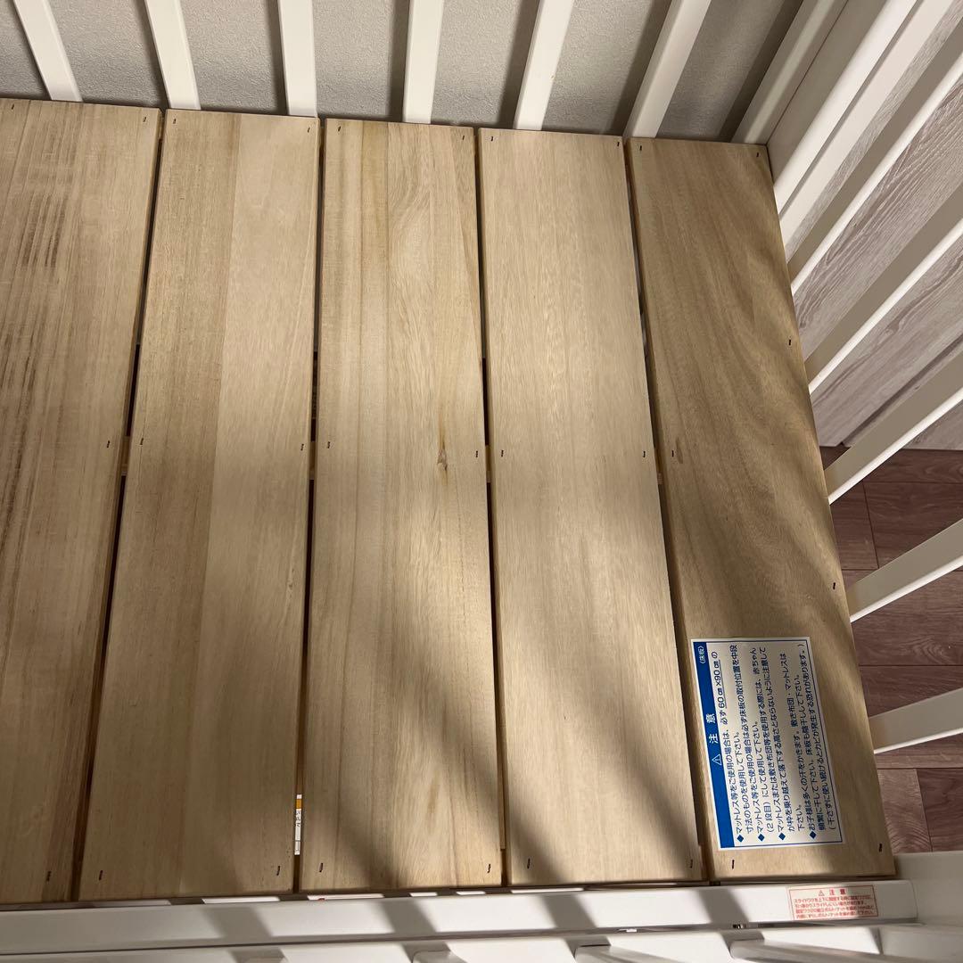 カトージ　katoji ハイポジション　ミニベビーベッド　ホワイト