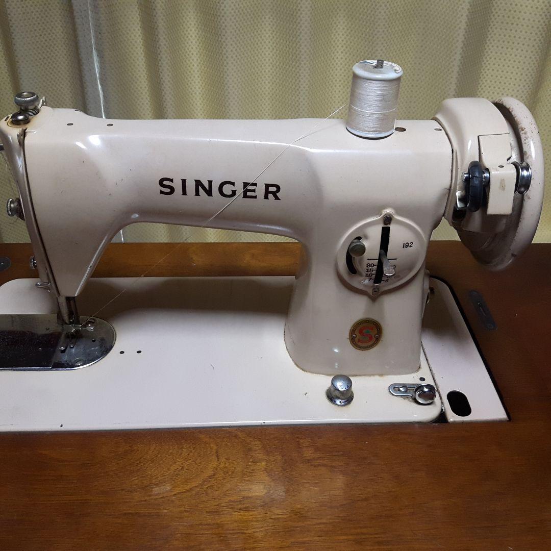 当時物シンガーミシンsingerミシンSINGERミシン 稼働品 皮ベルト無し