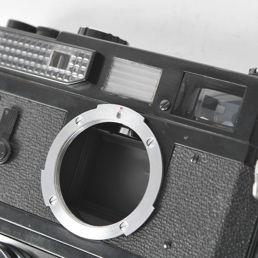 【オーバーホール済】 CANON7 ブラック 50mm f1.8 付属 レア