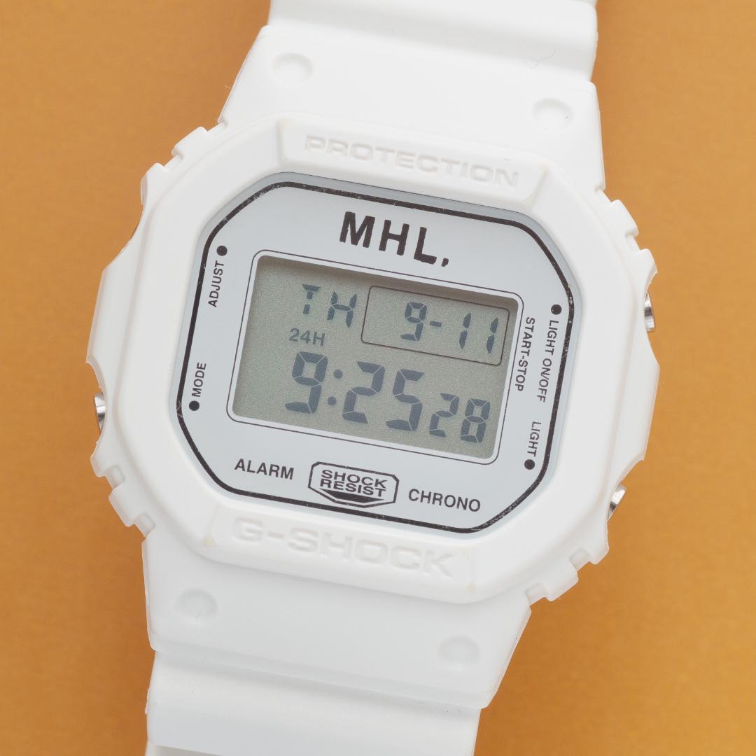 ❀G-SHOCK× MHL. DW-5600❀極美品❀洗浄・稼動品❀ホワイト❀