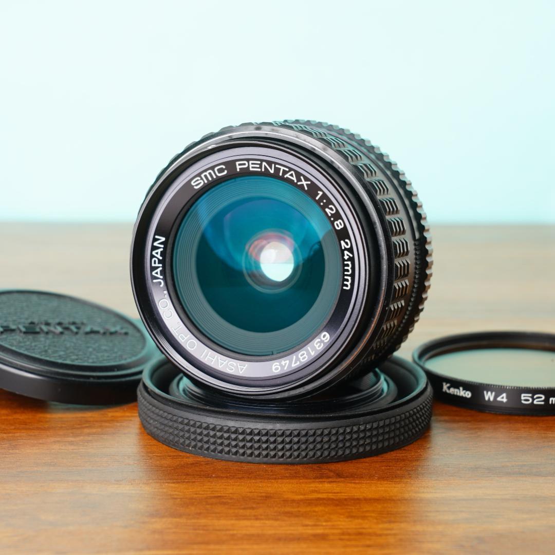 SMC PENTAX 24mm f2.8 広角 Kマウント オールドレンズ 49