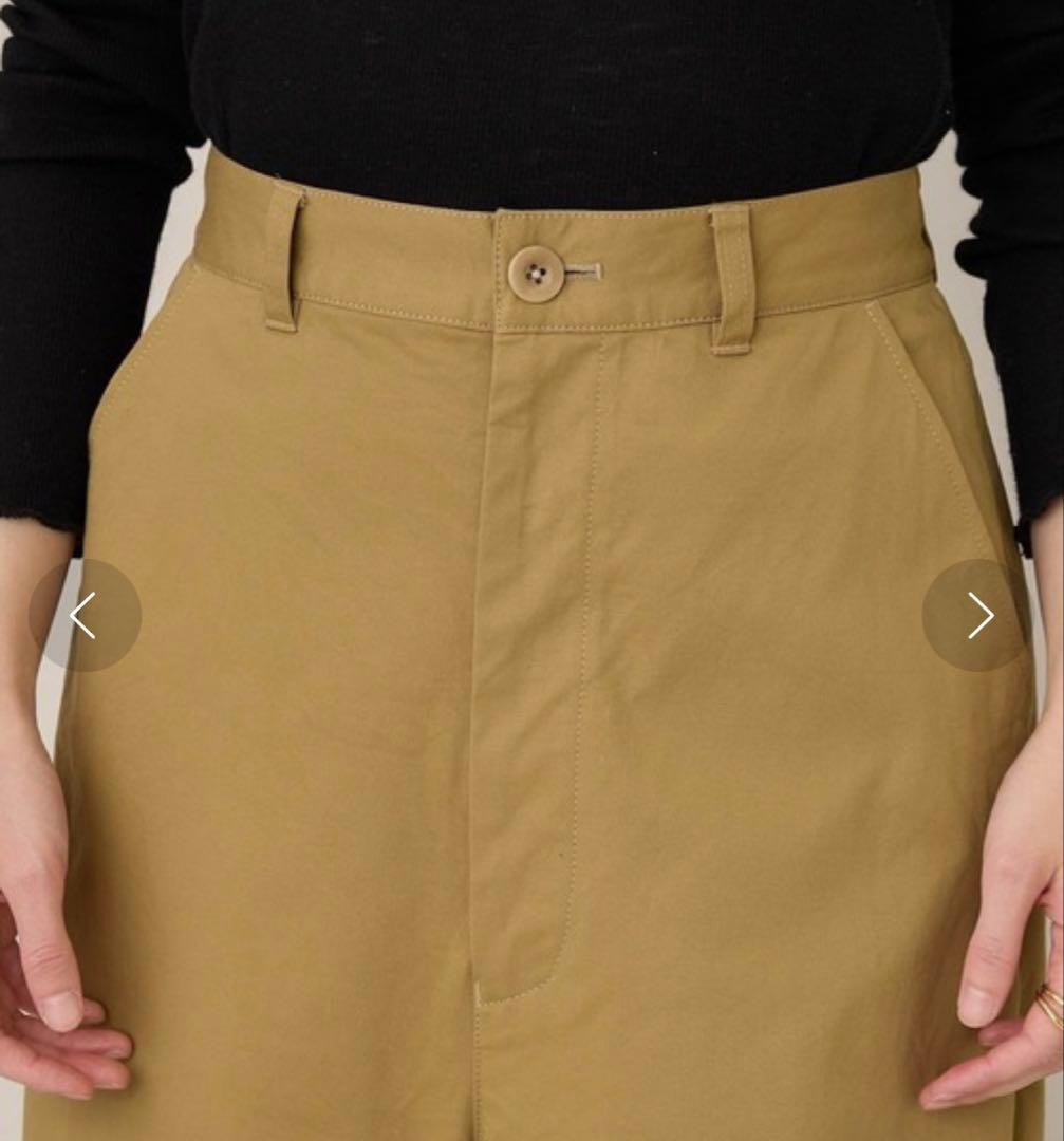 Curensology カレンソロジー ＜&RC＞ワイドルーズチノパンツ 36