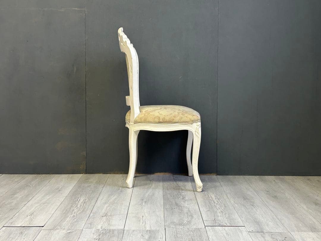 アンティーク調　マホガニー　クラシック　猫脚　ヨーロピアンチェア　宮殿家具