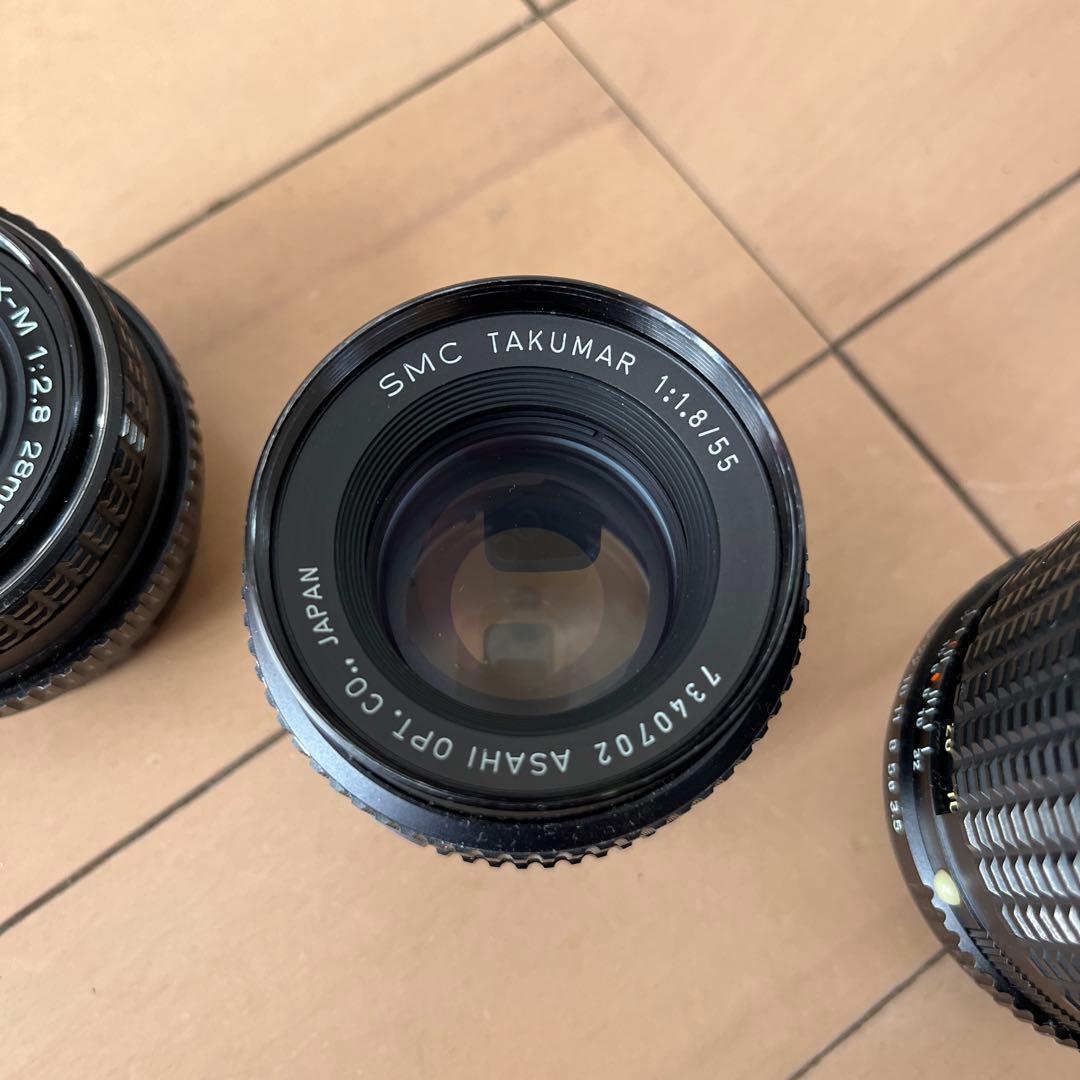 SMC PENTAX-M & TAKUMAR 単焦点レンズセット 防湿庫保管