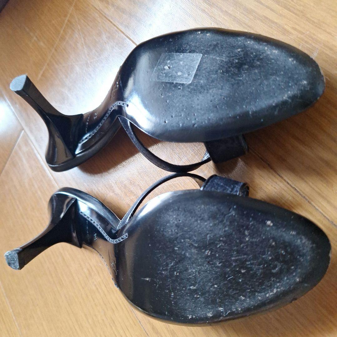 美品　LOUIS VUITTON ルイヴィトン ブラック ミュール 36