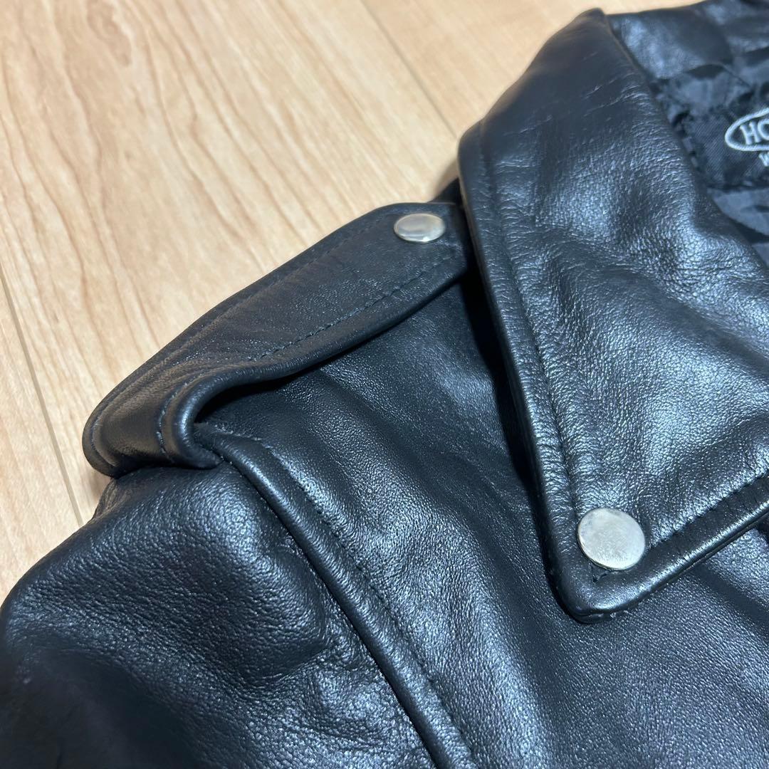 HORN WORKS ホーンワークス ダブルライダース　Lサイズ　ブラック