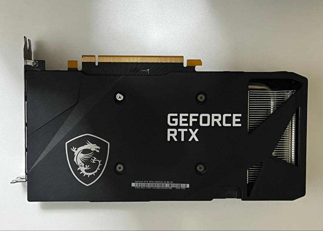 MSI GeForceRTX 3050 8gbグラフィックボード[動作確認済み]