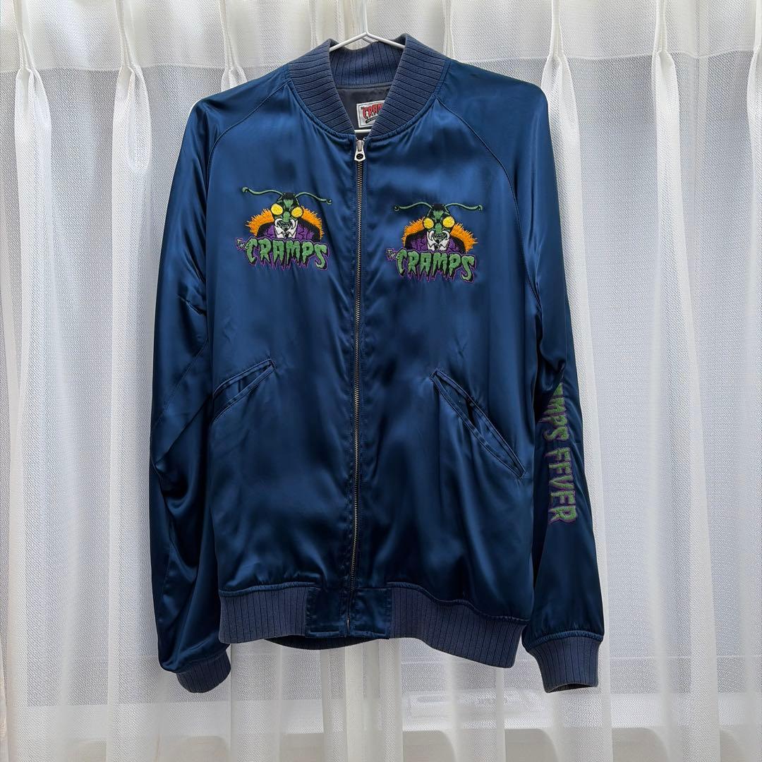 CRAMPS スカジャン ネイビー