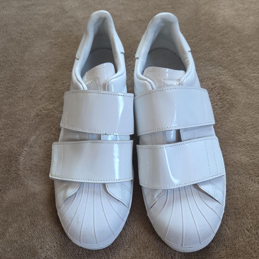 adidas ベルクロ スーパースター　ホワイト　スニーカー