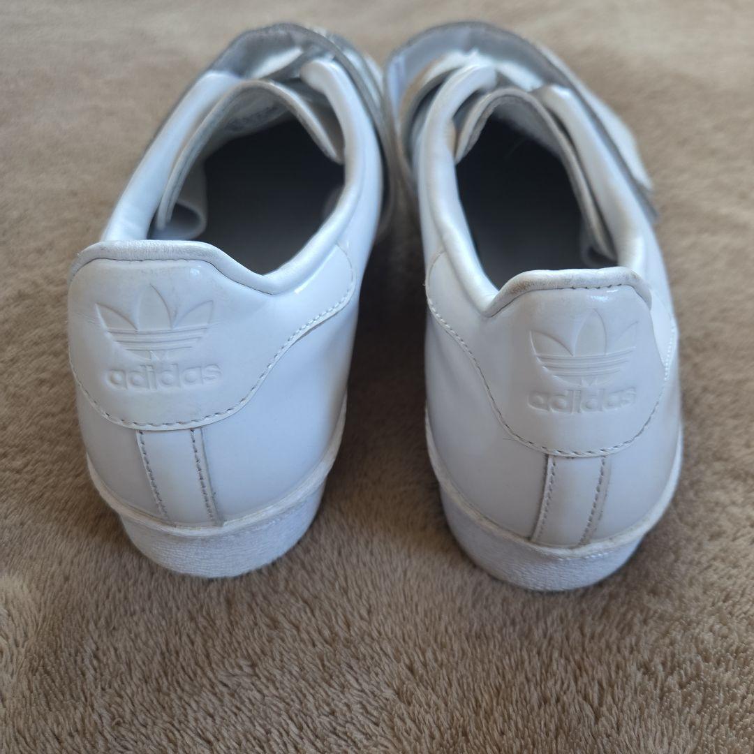adidas ベルクロ スーパースター　ホワイト　スニーカー
